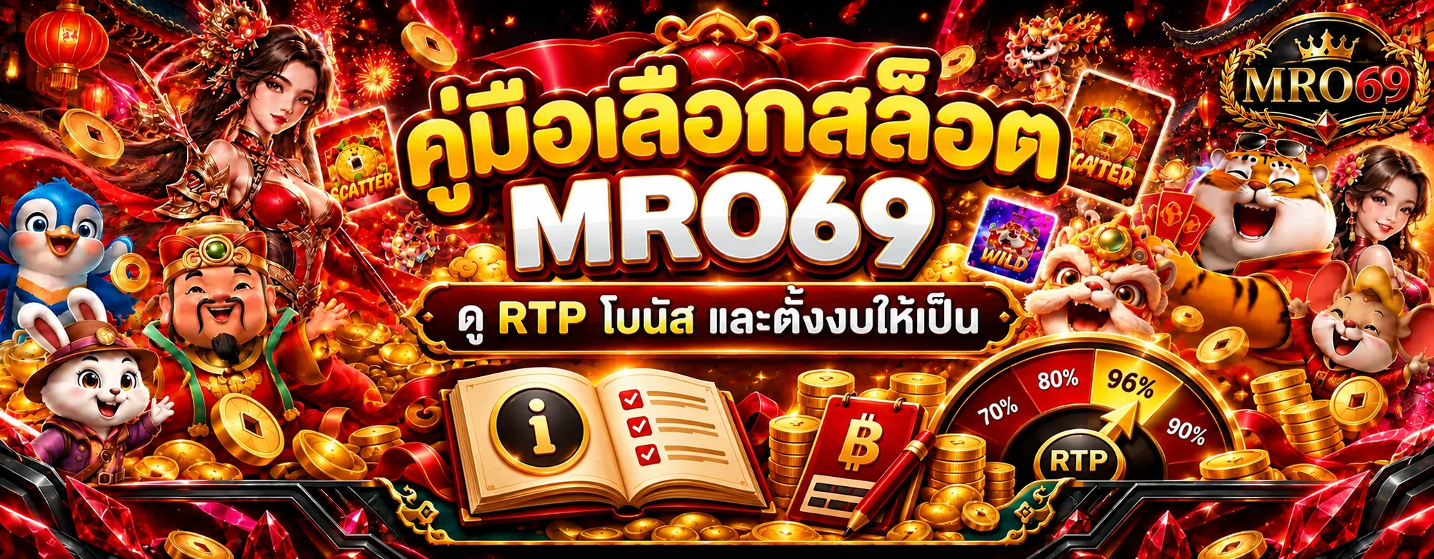 MRO69 คู่มือเลือกสล็อต ดู RTP โบนัส และตั้งงบ